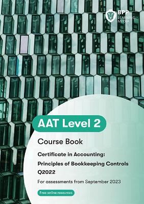 AAT Principles of Bookkeeping Controls: Course Book