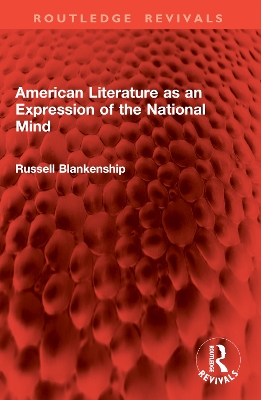 American Literature as an Expression of the National Mind