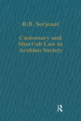 Customary and Shari'ah Law in Arabian Society