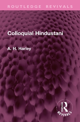 Colloquial Hindustani