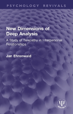 New Dimensions of Deep Analysis: A Study of Telepathy in Interpersonal Relationships