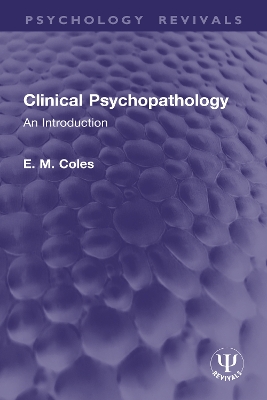 Clinical Psychopathology: An Introduction