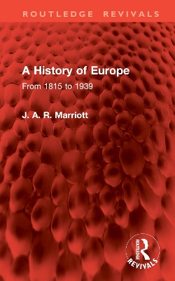 History of Europe: From 1815 to 1939