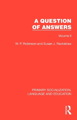 Question of Answers: Volume II