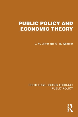 Public Policy and Economic Theory