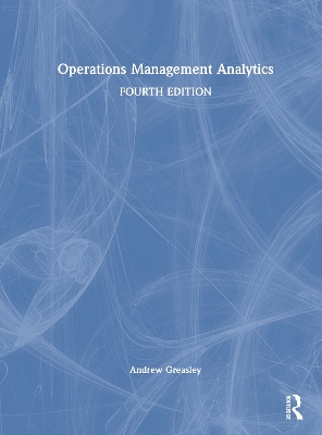 Operations Management Analytics 4th edition