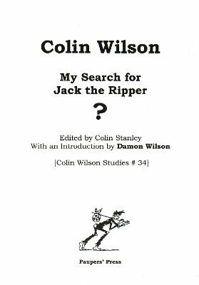 My Search for Jack the Ripper