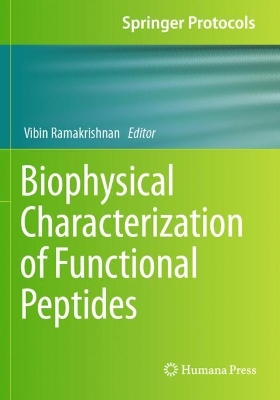 Biophysical Characterization of Functional Peptides 2023 ed.