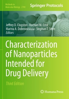 Characterization of Nanoparticles Intended for Drug Delivery Third Edition 2024