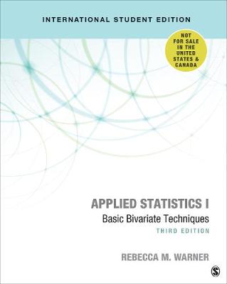 Applied Statistics I - International Student Edition: Basic Bivariate Techniques 3rd Revised edition