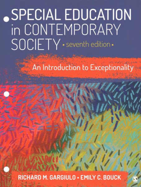Bundle: Gargiulo, Special Education in Contemporary Society 7e (Interactive  Ebook) plus Gargiulo, Special Education in Contemporary Society 7e (Loose-Leaf) 7th ed.