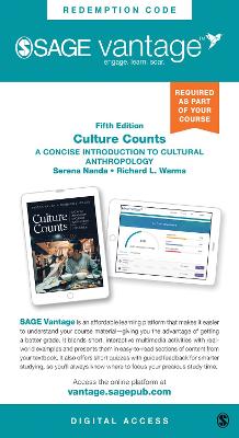 Culture Counts - Vantage Slimpack: A Concise Introduction to Cultural Anthropology 5th ed.