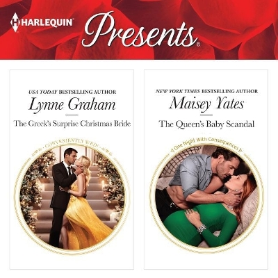 Greek's Surprise Christmas Bride & the Queen's Baby Scandal Lib/E Library Edition