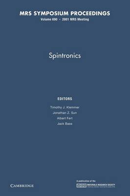 Spintronics: Volume 690