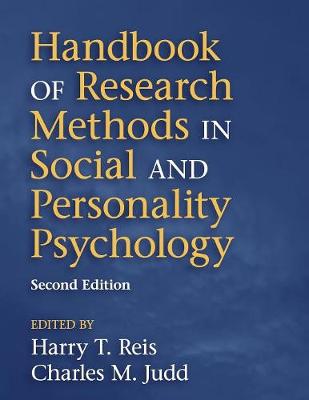Handbook of Research Methods in Social and Personality Psychology 2nd Revised edition