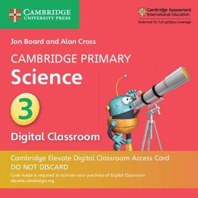 Cambridge Primary Science Stage 3 Cambridge Elevate Digital Classroom Access  Card (1 Year)