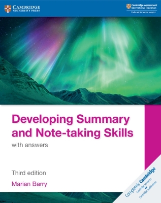 Developing Summary and Note-taking Skills with answers 3rd Revised edition