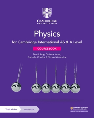 Cambridge International AS & A Level Physics Coursebook with Digital Access  (2 Years) 3ed 3rd Revised edition