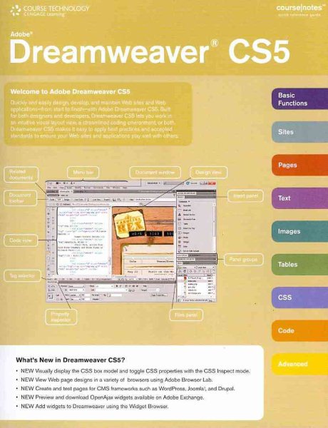 Adobe Dreamweaver Cs5 Coursenotes
