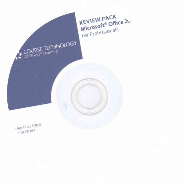 Review Pack for Beskeen/Duffy/Friedrichsen/Reding's Microsoft Office 2010  for Medical Professionals Illustrated