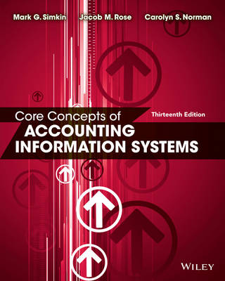 Core Concepts of Accounting Information Systems 13th edition