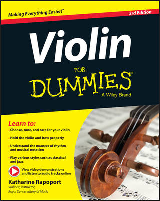 Violin For Dummies (3rd Edition) 3rd Edition
