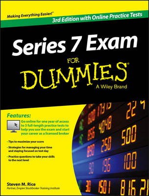Series 7 Exam For Dummies, with Online Practice Tests 3rd Edition