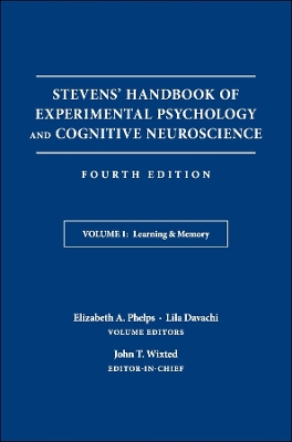 Stevens' Handbook of Experimental Psychology and Cognitive Neuroscience,  Learning and Memory Volume 1
