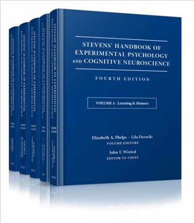 Stevens' Handbook of Experimental Psychology and Cognitive Neuroscience, Set 5 Volumes