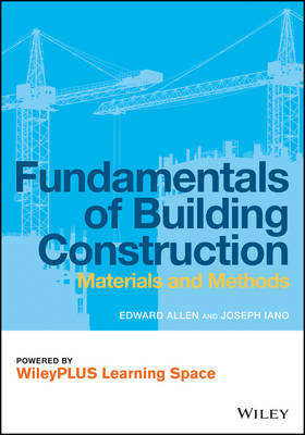 Fundamentals of Building Construction: Materials and Methods, 6e Wileyplus  Learning Space 6th ed.