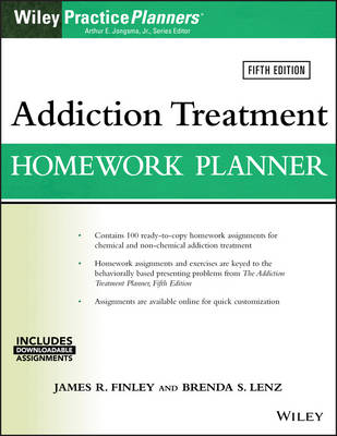 Addiction Treatment Homework Planner 5th edition