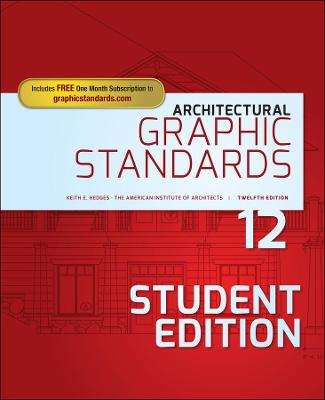Architectural Graphic Standards 12th Edition, Student Edition