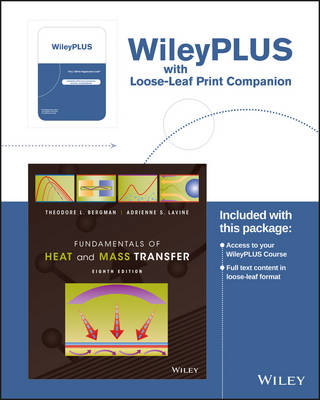 Fundamentals of Heat and Mass Transfer, 8e Wileyplus Registration Card plus  Loose-Leaf Print Companion 8th ed.