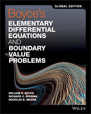 Boyces Elementary Differential Equations and Boundary Value Problems 11th Edition, Global Edition