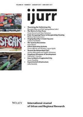 International Journal of Urban and Regional Research, Volume 41, Issue 1 Volume 41  Issue 1