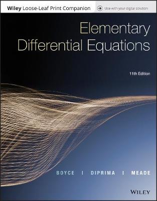 Elementary Differential Equations 11th Revised edition