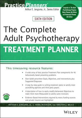 Complete Adult Psychotherapy Treatment Planner 6th edition