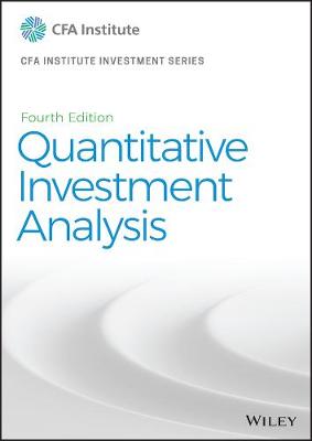 Quantitative Investment Analysis 4th edition