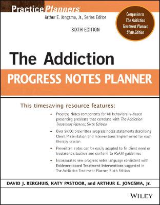 Addiction Progress Notes Planner 6th edition