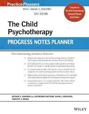 Child Psychotherapy Progress Notes Planner 6th edition