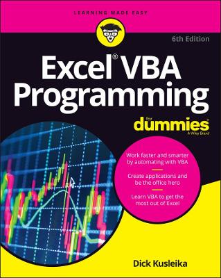 Excel VBA Programming For Dummies 6th edition