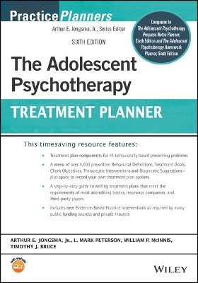 Adolescent Psychotherapy Treatment Planner 6th edition