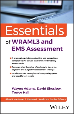 Essentials of WRAML3 and EMS Assessment 2nd edition
