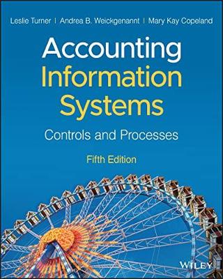 Accounting Information Systems: Controls and Processes 5th edition