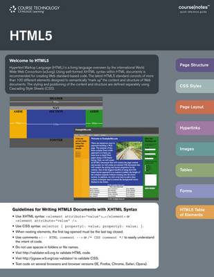HTML5 CourseNotes New edition