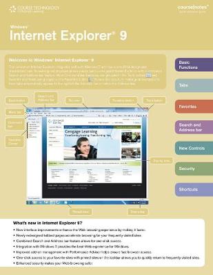 Windows Internet Explorer 9 CourseNotes