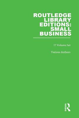 Routledge Library Editions: Small Business