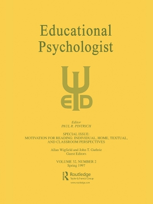 Motivation for Reading: Individual, Home, Textual, and Classroom Perspectives: A Special Issue of educational Psychologist