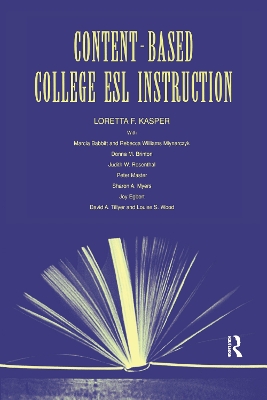 Content-Based College ESL Instruction