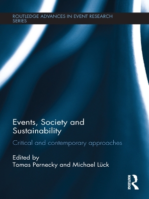 Events, Society and Sustainability: Critical and Contemporary Approaches